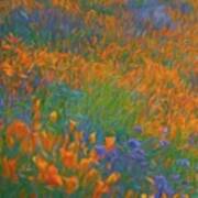 Wildflowers Painting Poster