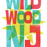 Wildwood New Jersey - Travel Poster Poster