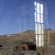 Windows And Reflections In Bodie - 1 Poster