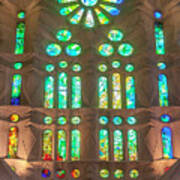 Windows Of La Sagrada Sagrada Familia Poster