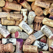 Wine And Champagne Corks Poster