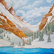 Winter On The Colorado River Poster