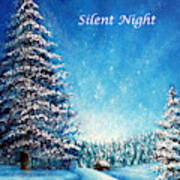 Wintry Light - Silent Night Poster