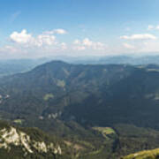 Wonderful View Of Otscher Valley Poster