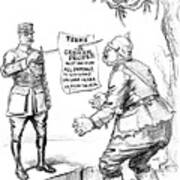 World War One Cartoon, C1918 Poster