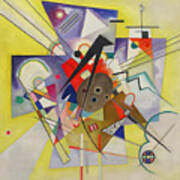 Yellow Accompaniment By Wassily Kandinsky Poster