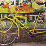 Yellow Bicycle Poster