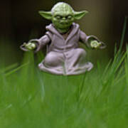 Yoda Meditating Poster