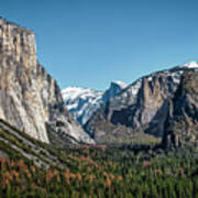 Yosemite Tunnel View Poster