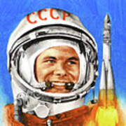 Yuri Gagarin - Vostok I - 12 April 1961 Poster