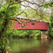 Zook's Mill Covered Bridge - Lancaster County, Pa Poster