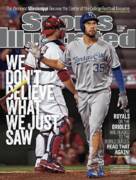 We Dont Believe What We Just Saw The Royals Or The Orioles Sports Illustrated Cover Art Print