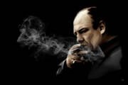 Tony Soprano Art Print by Laurence Adamson