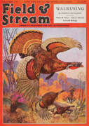 Field & Stream Magazine Cover November 1929 Art Print