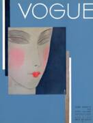 A Vogue Cover Of A Woman's Head by Eduardo Garcia Benito