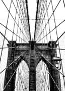 Brooklyn Bridge Web Vertical Art Print