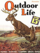Outdoor Life Magazine Cover November 1936 Art Print