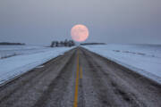Highway To The Moon Art Print Highway To The Moon Art Print