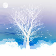 Once Upon A Moon Lit Night... Art Print