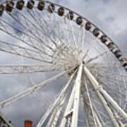 😜 #wheel #bigwheel #leeds  #why Art Print