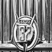 1933 Stutz Dv-32 Five Passenger Sedan Emblem Art Print