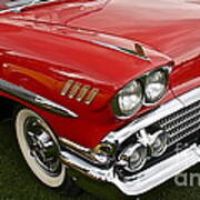 1958 Chevy Impala Art Print