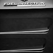 1963 Chevrolet Corvette Sting Ray Fuel-injection Split Window Coupe Emblem Art Print
