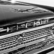 1963 Ford Galaxie 500xl Taillight Emblem Art Print