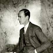 A Portrait Of Fred Astaire Sitting #1 Art Print