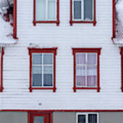 Akureyri During Winter #1 Art Print