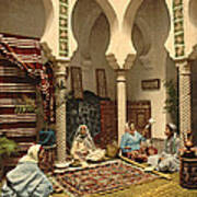 Algerian Carpet Makers 1899 #1 Art Print