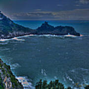 Amalfi Coast The Tower On The Rock #1 Art Print