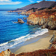 Big Sur Coastline California #1 Art Print