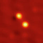 Binary Star Capella As Seen By Coast Telescope #1 Art Print