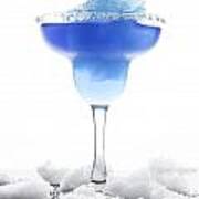 Blue Frozen Iceberg Margarita #2 Art Print
