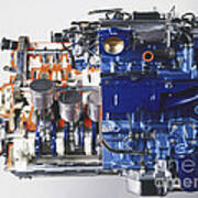 Car Engine #1 Art Print