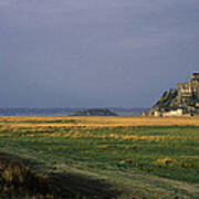 Castle On A Hill, Mont Saint-michel #1 Art Print