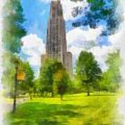 Cathedral Of Learning University Of Pittsburgh #1 Art Print