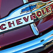 Chevrolet Pickup Truck Grille Emblem #1 Art Print