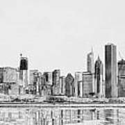 Chicago Panorama #2 Art Print