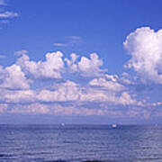 Clouds Over The Sea, Tampa Bay, Gulf Of #1 Art Print