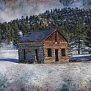 Colorado Log Cabin #1 Art Print