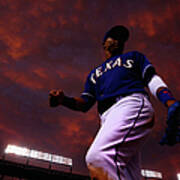 Colorado Rockies V Texas Rangers #1 Art Print