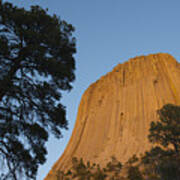 Devils Tower National Monument Wyoming #1 Art Print