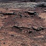 Erosion On Mars #1 Art Print