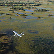 Flight Safari Okavango Delta Botswana #1 Art Print