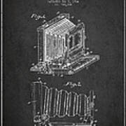 Folding Camera Patent Drawing From 1904 #2 Art Print