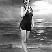 French Woman In A Bathing Suit For sale as Framed Prints, Photos, Wall Art  and Photo Gifts