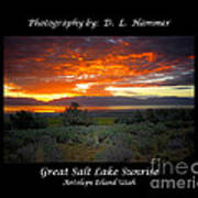 Great Salt Lake Sunrise #1 Art Print