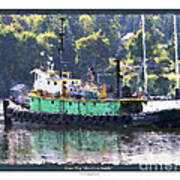 Green Tug #1 Art Print